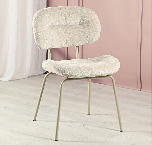 Стул Vetro Mebel M-120 Жемчужный-капучино ткань-1