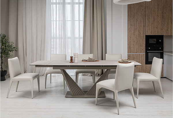 Стул Vetro Mebel M-190 Айвори экокожа-10