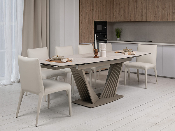 Стул Vetro Mebel M-190 Айвори экокожа-8