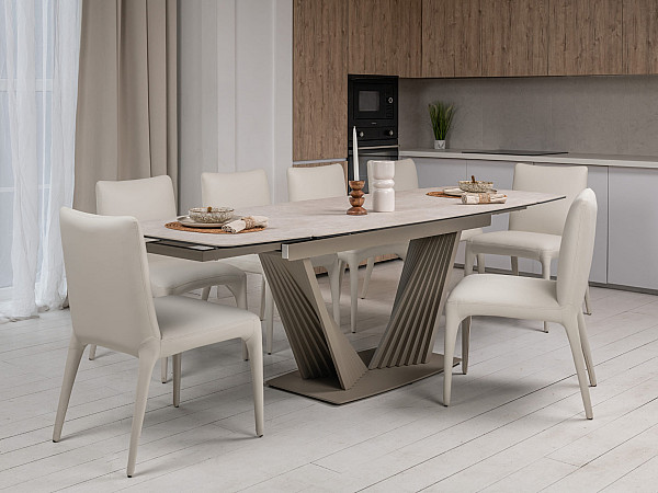 Стул Vetro Mebel M-190 Айвори экокожа-7