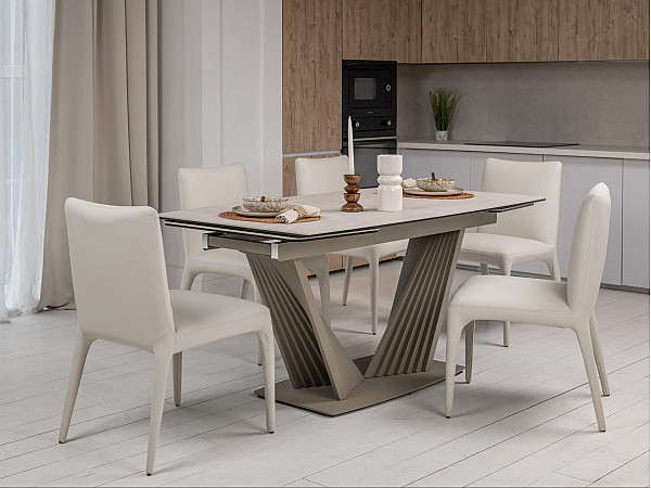 Стул Vetro Mebel M-190 Айвори экокожа-6