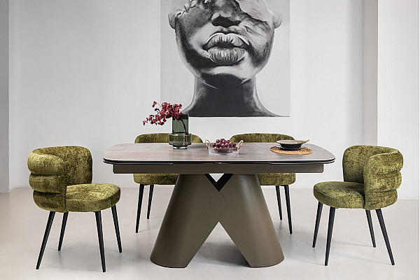 Стілець Vetro Mebel M-215 Мох/чорний-6