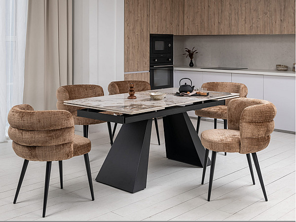 Стілець Vetro Mebel M-215 Сандал/чорний-7