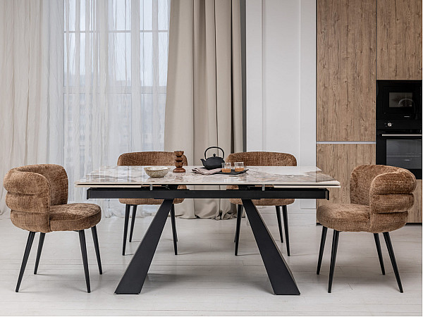 Стілець Vetro Mebel M-215 Сандал/чорний-9