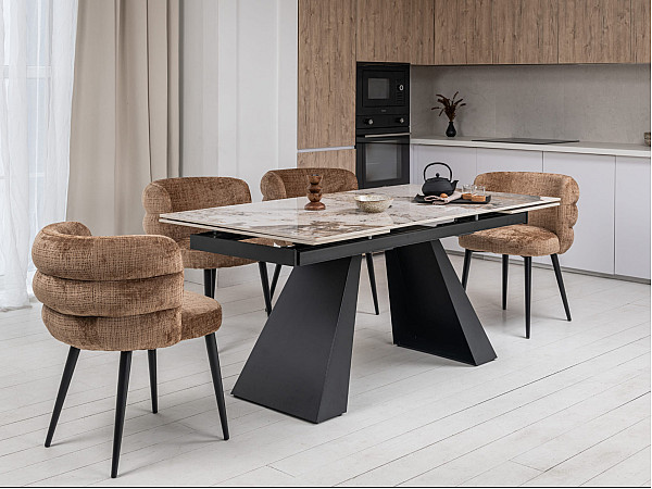 Стілець Vetro Mebel M-215 Сандал/чорний-11