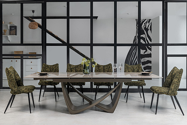 Стілець Vetro Mebel M-217 Форест/чорний тканина-9