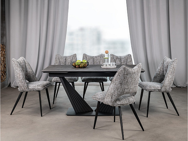 Стул Vetro Mebel M-217 Гаванна/черный ткань-7