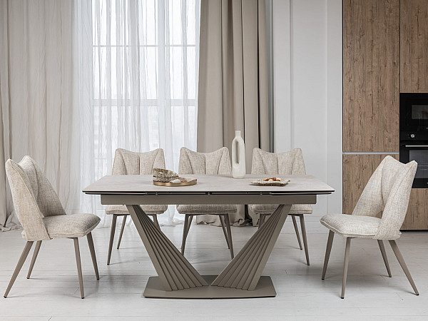 Стілець Vetro Mebel M-217 Тофу/капучіно тканина-8