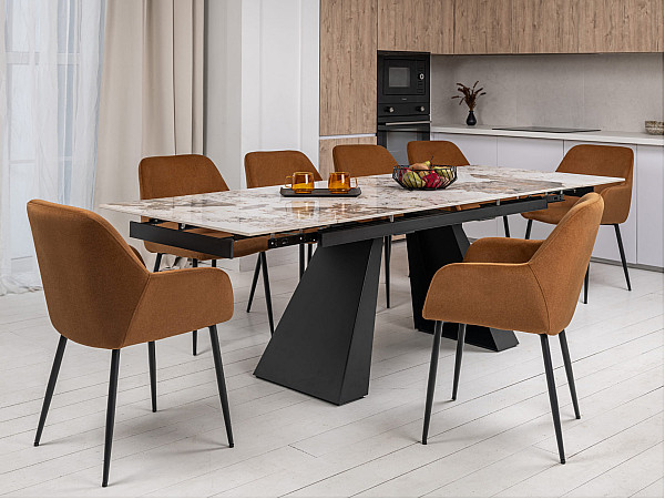 Стілець Vetro Mebel M-220 Карамель/чорний-8