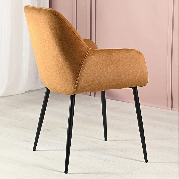 Стілець Vetro Mebel M-220 Карамель/чорний-4