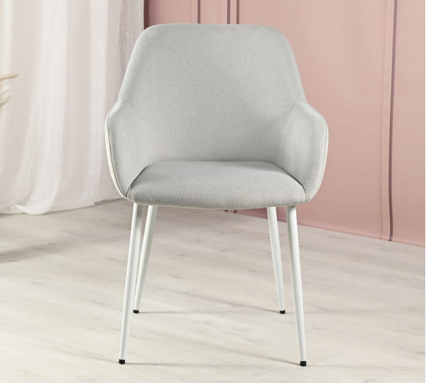 Стілець Vetro Mebel M-220 Устричний/білий-2