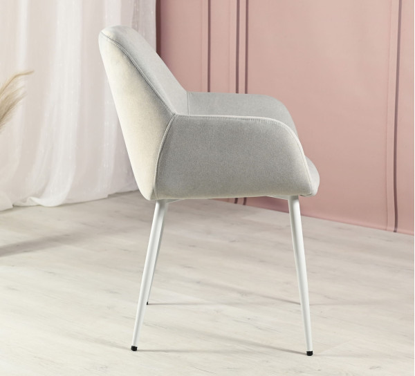 Стілець Vetro Mebel M-220 Устричний/білий-3