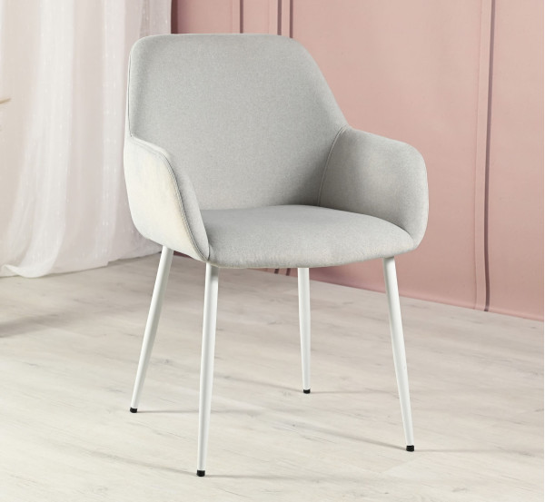 Стілець Vetro Mebel M-220 Устричний/білий-1