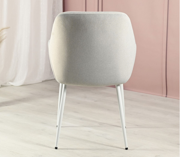 Стілець Vetro Mebel M-220 Устричний/білий-5