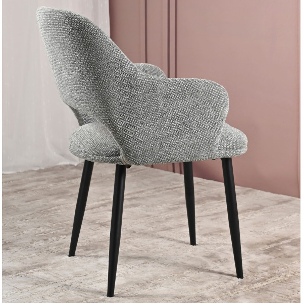 Стул Vetro Mebel M-234 Холодный серый/черный-6