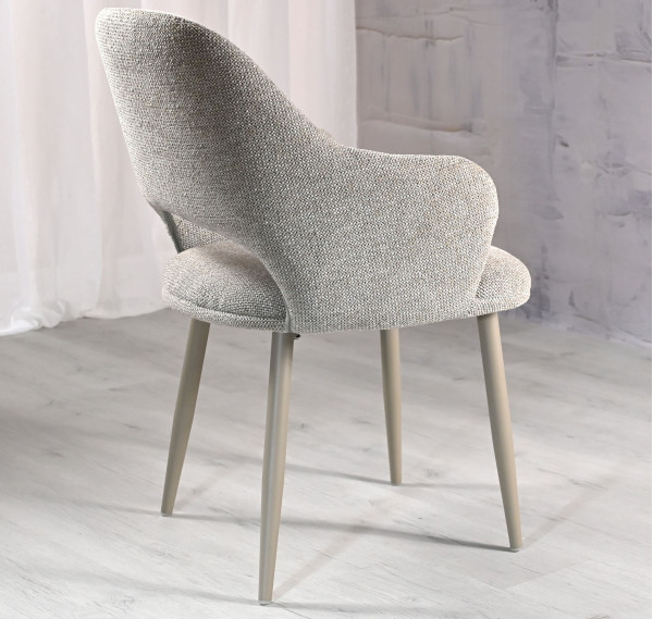 Стілець Vetro Mebel M-234 Натуральний льон/капучино-8