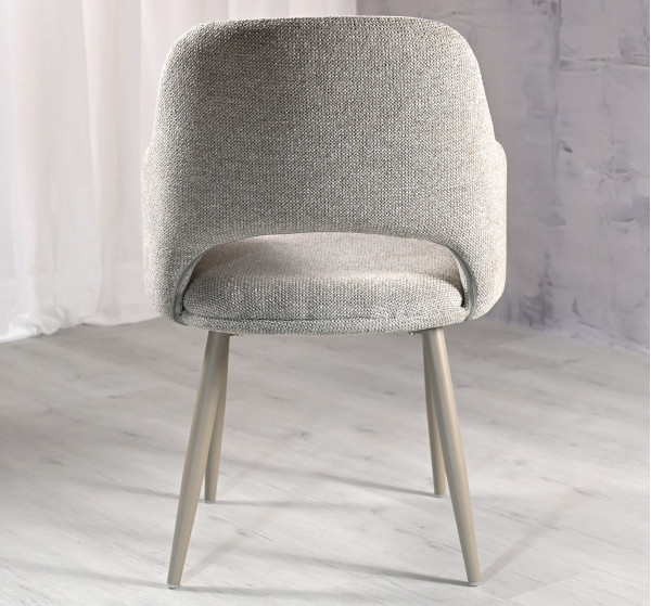 Стілець Vetro Mebel M-234 Натуральний льон/капучино-9