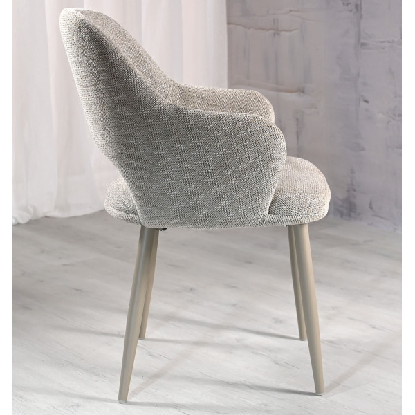 Стілець Vetro Mebel M-234 Натуральний льон/капучино-7