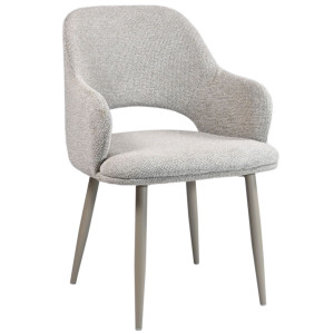 Стілець Vetro Mebel M-234 Натуральний льон/капучино