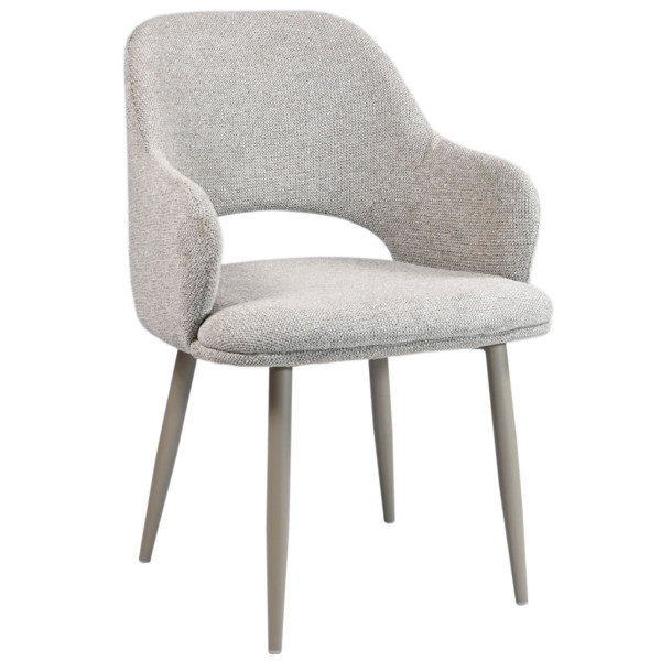 Стілець Vetro Mebel M-234 Натуральний льон/капучино-0