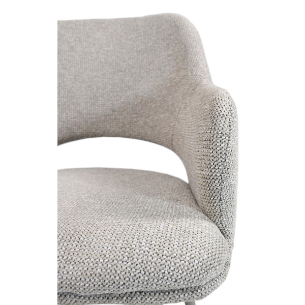 Стілець Vetro Mebel M-234 Натуральний льон/капучино-15