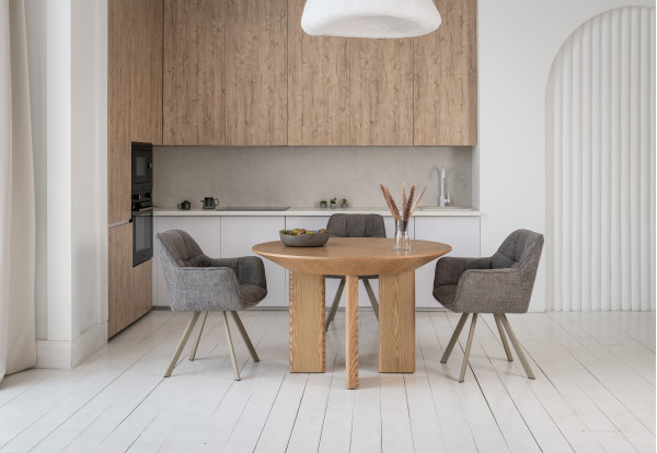 Стілець Vetro Mebel M-235 Сірий агат/капучіно-3