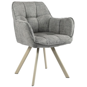 Стілець Vetro Mebel M-235 Сірий агат/капучіно