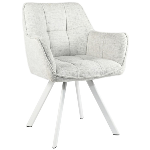 Стілець Vetro Mebel M-235 Сніжно-білий/білий-0