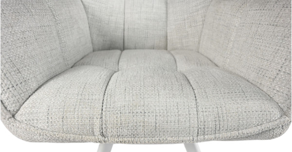 Стілець Vetro Mebel M-235 Сніжно-білий/білий-11