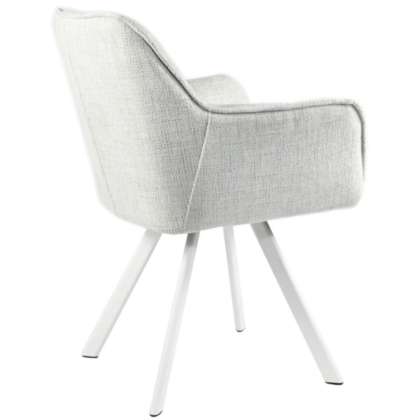 Стілець Vetro Mebel M-235 Сніжно-білий/білий-7