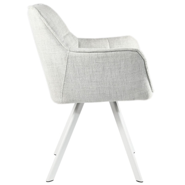 Стілець Vetro Mebel M-235 Сніжно-білий/білий-8