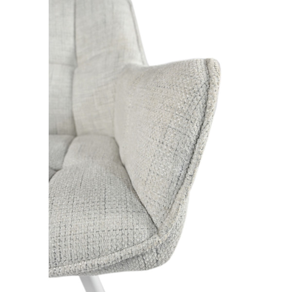 Стілець Vetro Mebel M-235 Сніжно-білий/білий-14