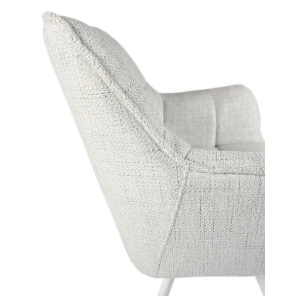 Стілець Vetro Mebel M-235 Сніжно-білий/білий-16