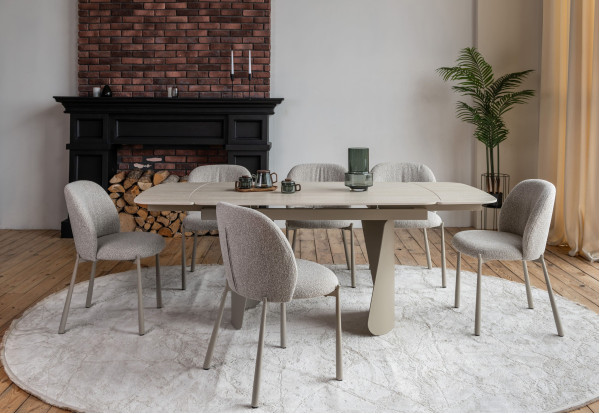 Стул Vetro Mebel M-238 Гардения/капучино-4