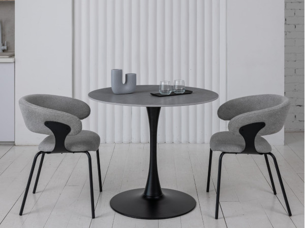 Стул Vetro Mebel M-239 Пепельный/черный-1