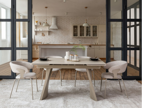 Стілець Vetro Mebel M-239 Тауп/капучино-1