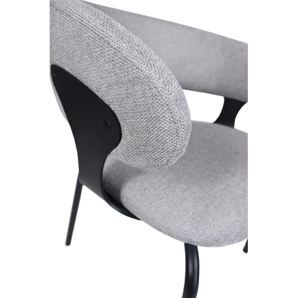 Стул Vetro Mebel M-239 Пепельный/черный-9