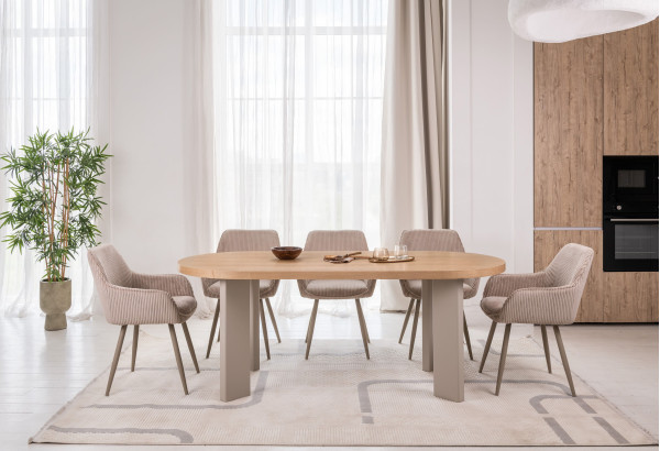 Стілець Vetro Mebel M-240 Мигдаль/капучино-1