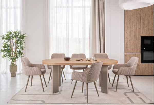 Стілець Vetro Mebel M-240 Мигдаль/капучино-2