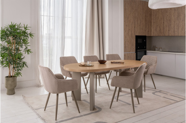 Стілець Vetro Mebel M-240 Мигдаль/капучино-3