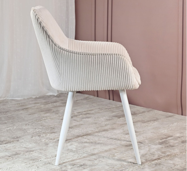 Стілець Vetro Mebel M-240 Білий антик/білий-3