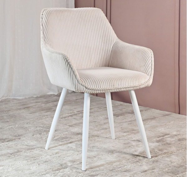 Стілець Vetro Mebel M-240 Білий антик/білий-1