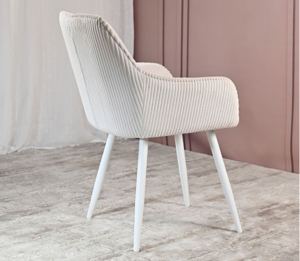 Стілець Vetro Mebel M-240 Білий антик/білий-4