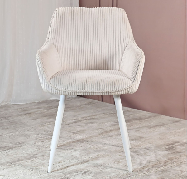 Стілець Vetro Mebel M-240 Білий антик/білий-2