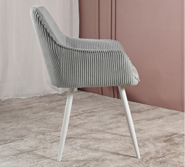 Стілець Vetro Mebel M-240 Сивий/білий-3