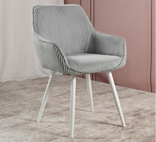 Стілець Vetro Mebel M-240 Сивий/білий-1