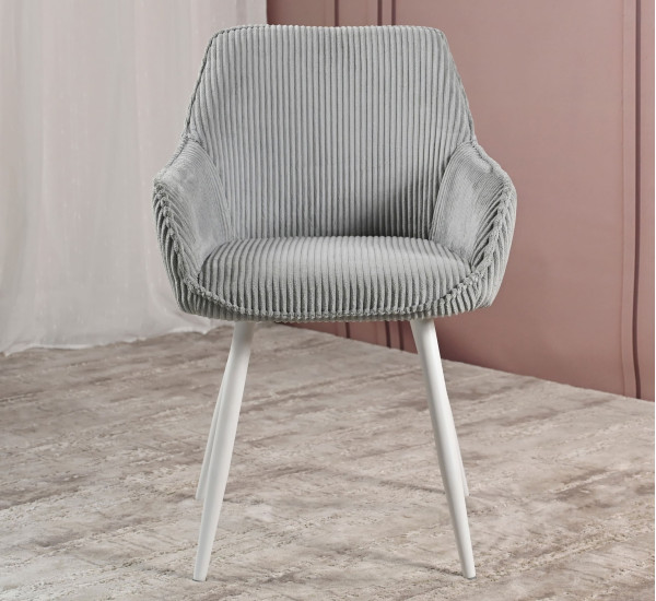 Стілець Vetro Mebel M-240 Сивий/білий-2