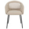Стул Vetro Mebel M-242 Кокосовое молоко/черный-1-thumb