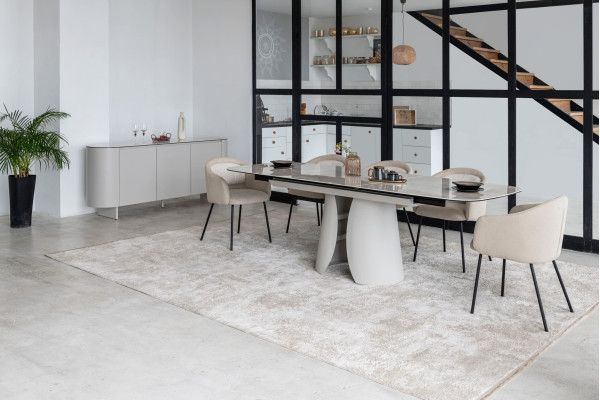 Стул Vetro Mebel M-242 Кокосовое молоко/черный-14