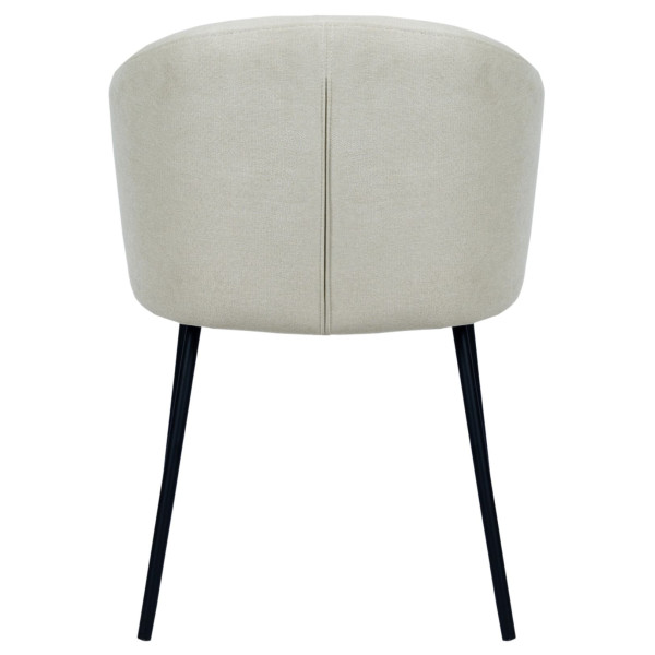 Стул Vetro Mebel M-242 Кокосовое молоко/черный-3